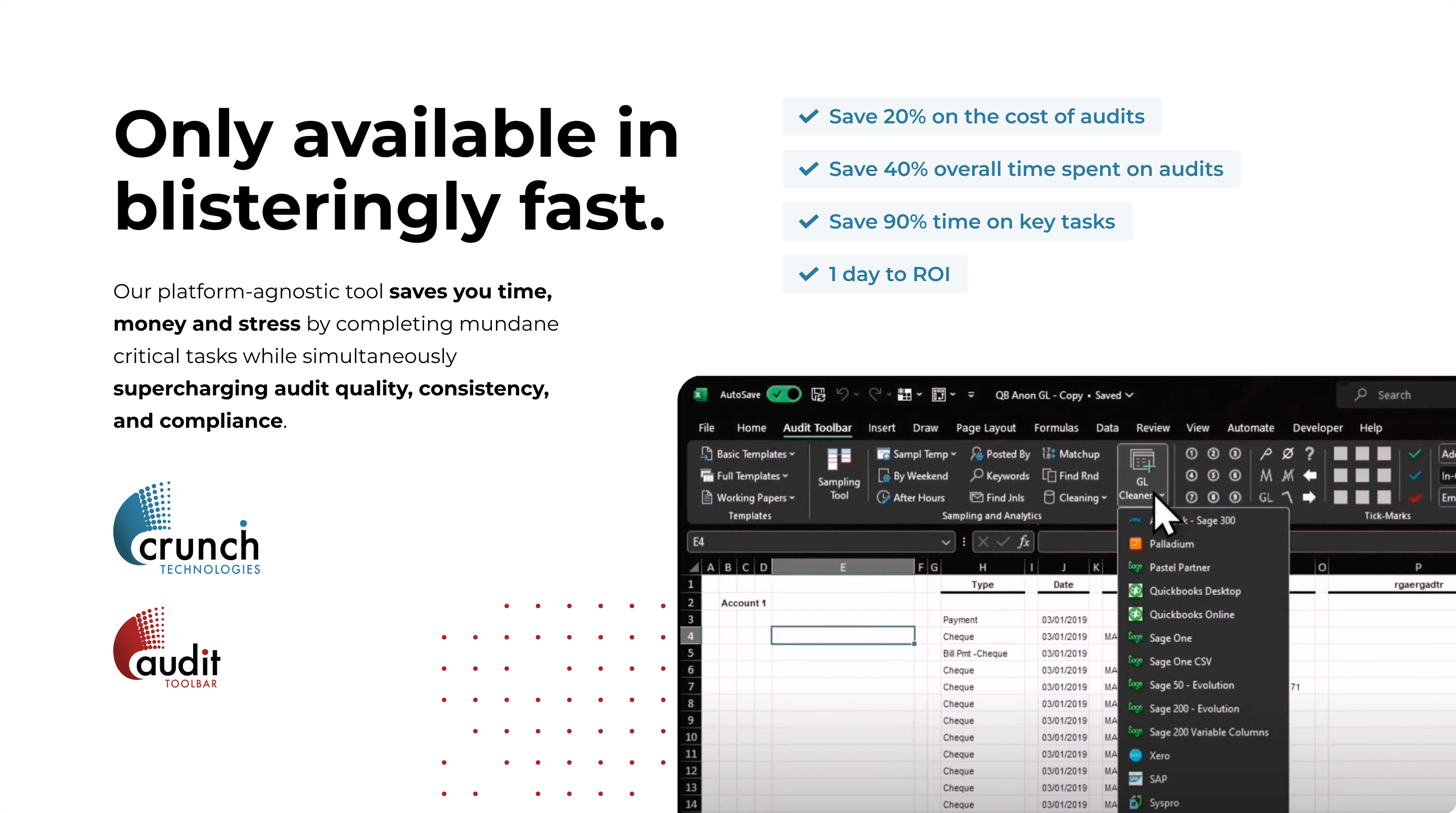 Product Features The Audit Toolbar